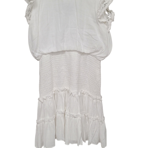 NWT Aqua Crochet Trim Fit & Flare Mini Dress - Picture 5 of 10